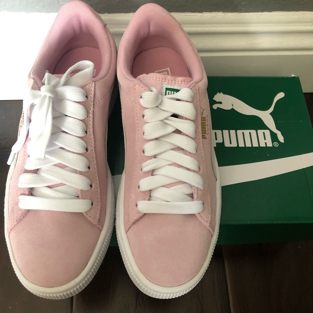 Pink lady suede jr puma